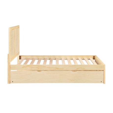 Bartly Natural Full Platform Bed from Homelegance - Luna Furniture
