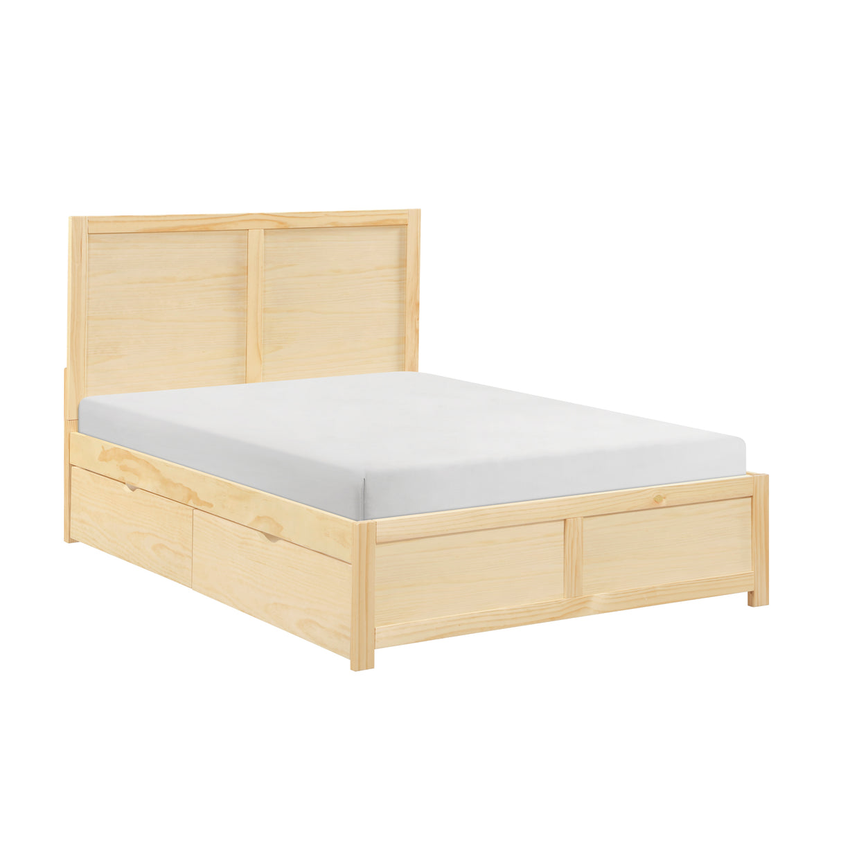 Bartly Natural Full Platform Bed from Homelegance - Luna Furniture
