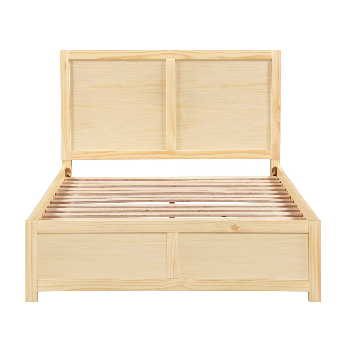 Bartly Natural Full Platform Bed from Homelegance - Luna Furniture