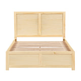 Bartly Natural Full Platform Bed from Homelegance - Luna Furniture