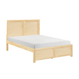Bartly Natural Full Platform Bed from Homelegance - Luna Furniture