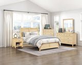 Bartly Natural Full Platform Bed from Homelegance - Luna Furniture