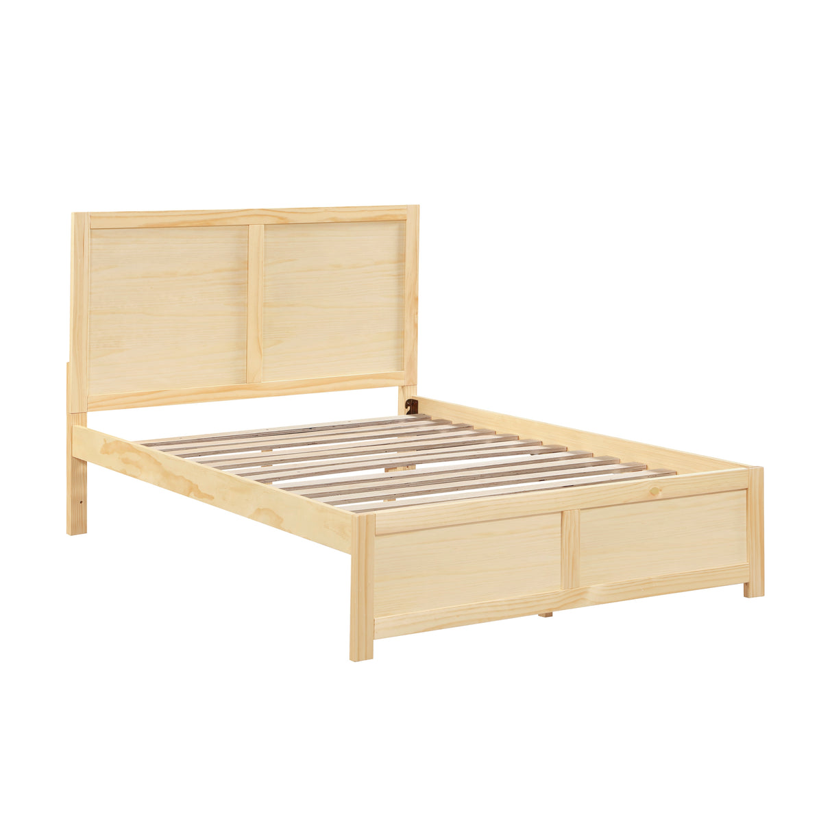Bartly Natural Full Platform Bed from Homelegance - Luna Furniture