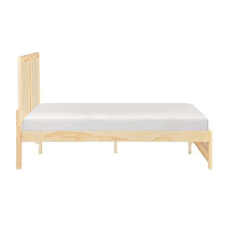 Bartly Natural Full Platform Bed from Homelegance - Luna Furniture