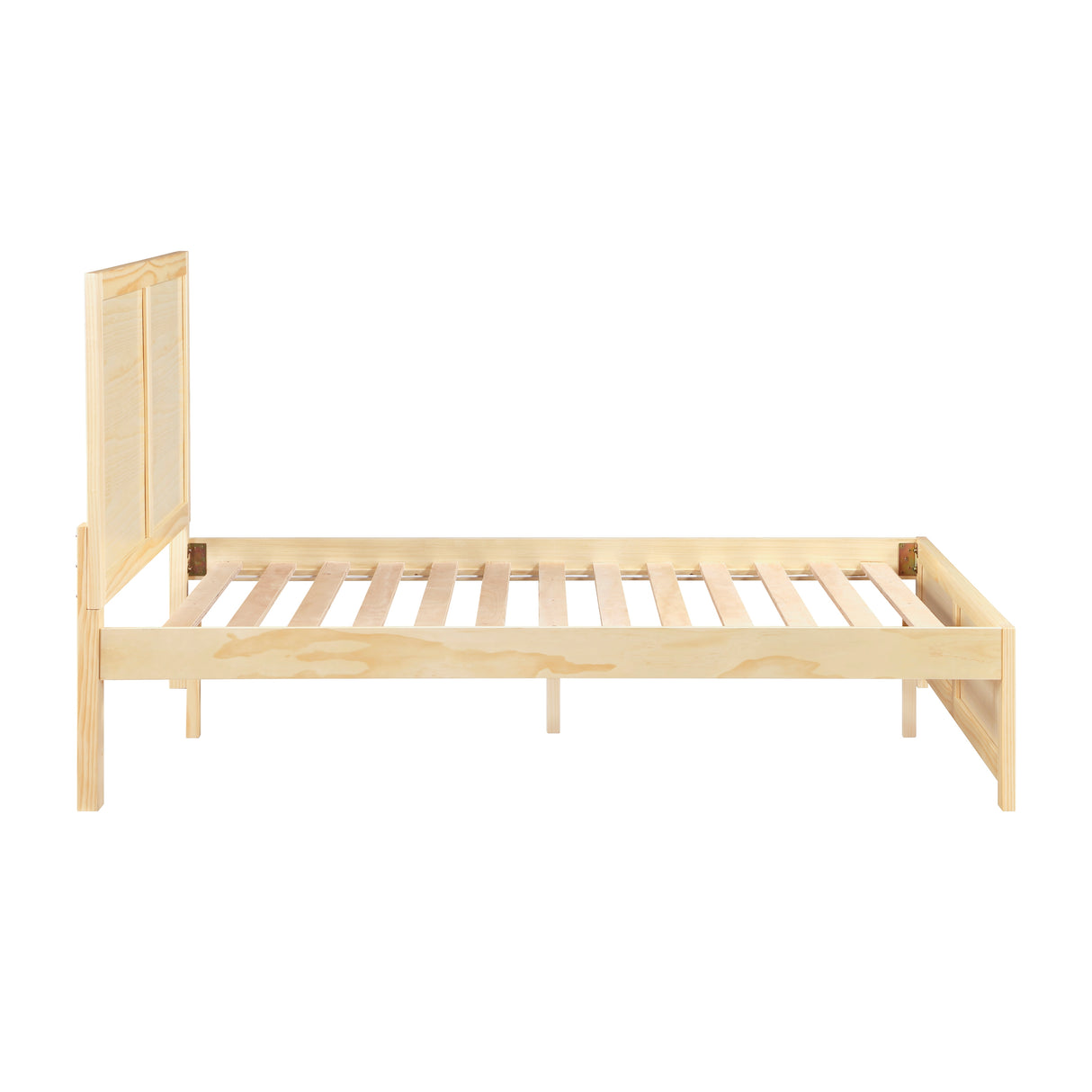 Bartly Natural Full Platform Bed from Homelegance - Luna Furniture