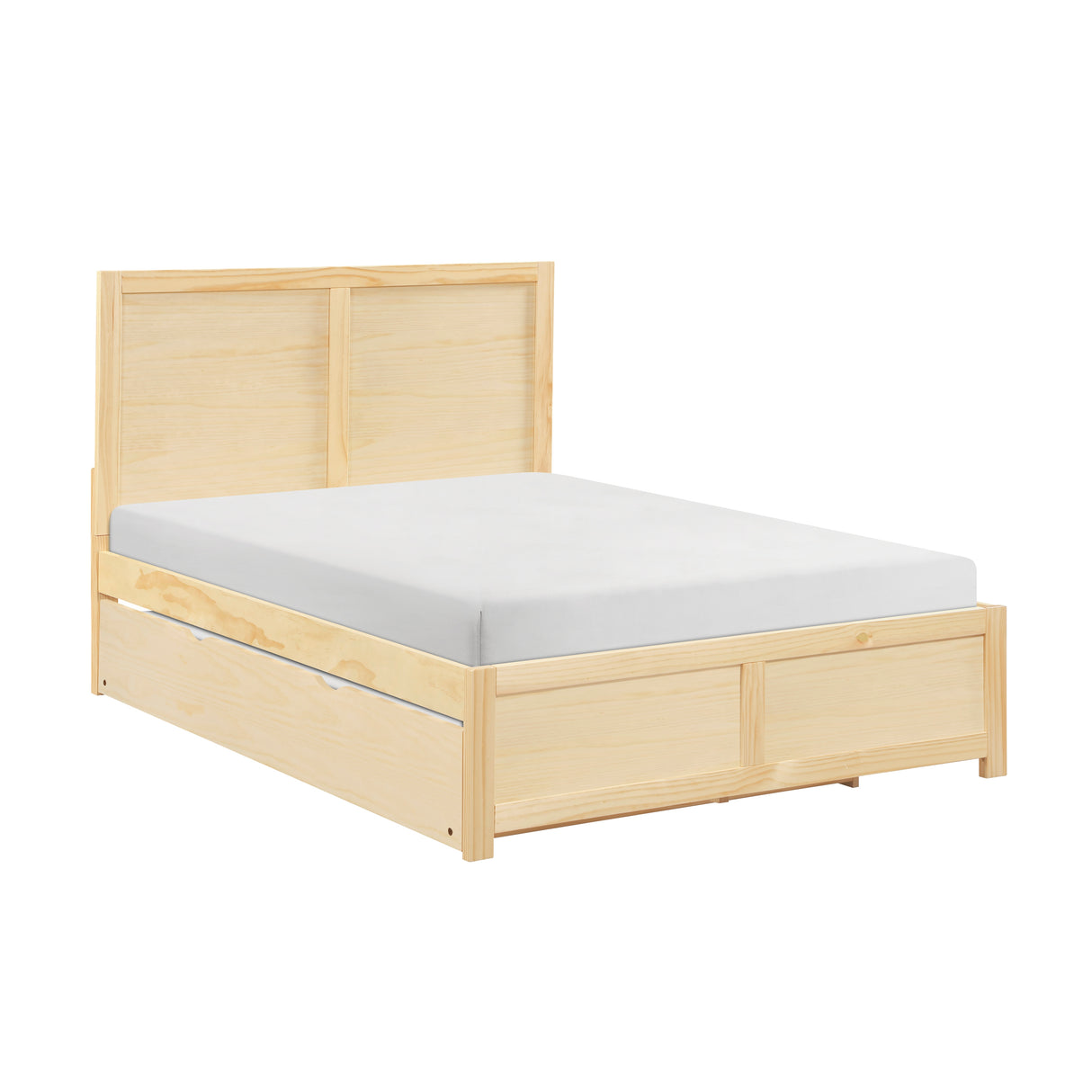 Bartly Natural Full Platform Bed from Homelegance - Luna Furniture