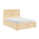 Bartly Natural Full Platform Bed from Homelegance - Luna Furniture