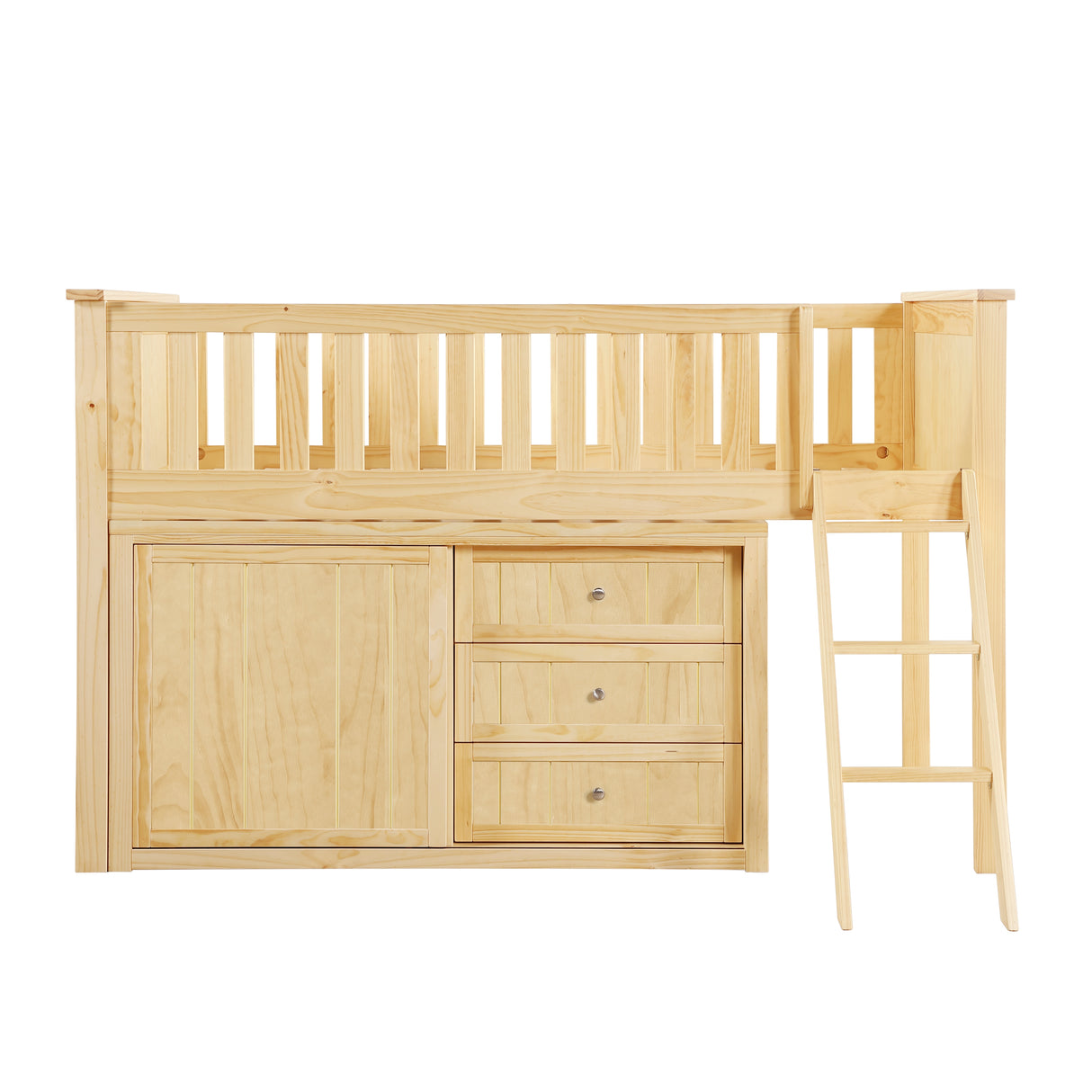 B2043LL-1*DR (4) Low Loft Bunk with Dresser from Homelegance - Luna Furniture