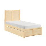 Bartly Natural Twin Platform Bed from Homelegance - Luna Furniture