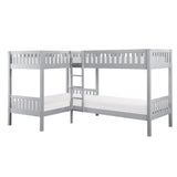 B2063CN-1* (3) Corner Bunk Bed from Homelegance - Luna Furniture