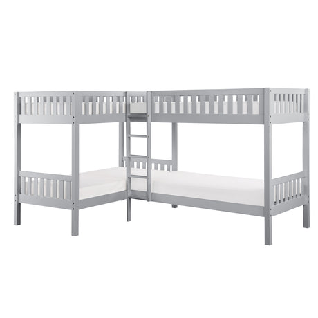 B2063CN-1* (3) Corner Bunk Bed from Homelegance - Luna Furniture