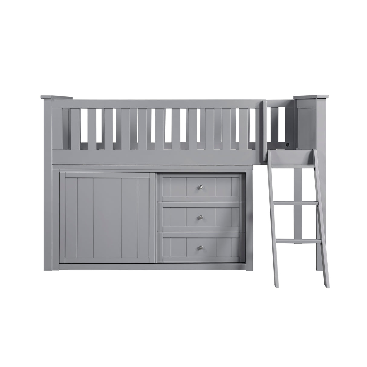 B2063LL-1*DR (4) Low Loft Bunk with Dresser from Homelegance - Luna Furniture
