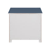 Nora Blue Nightstand from Homelegance - Luna Furniture