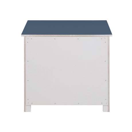 Nora Blue Nightstand from Homelegance - Luna Furniture