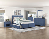 Nora Blue Nightstand from Homelegance - Luna Furniture