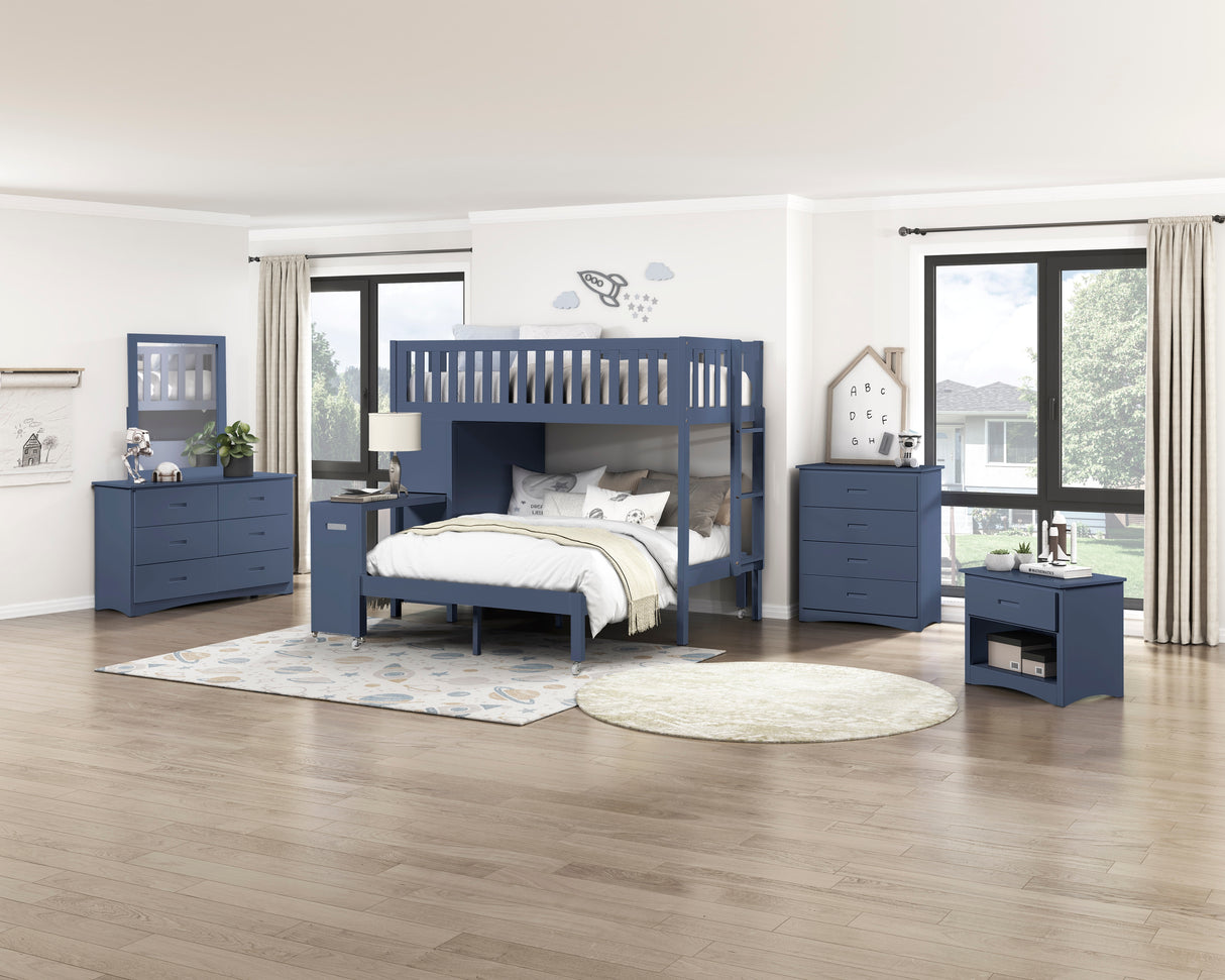 Nora Blue Dresser from Homelegance - Luna Furniture