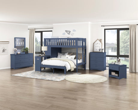 Nora Blue Dresser Mirror (Mirror Only) from Homelegance - Luna Furniture