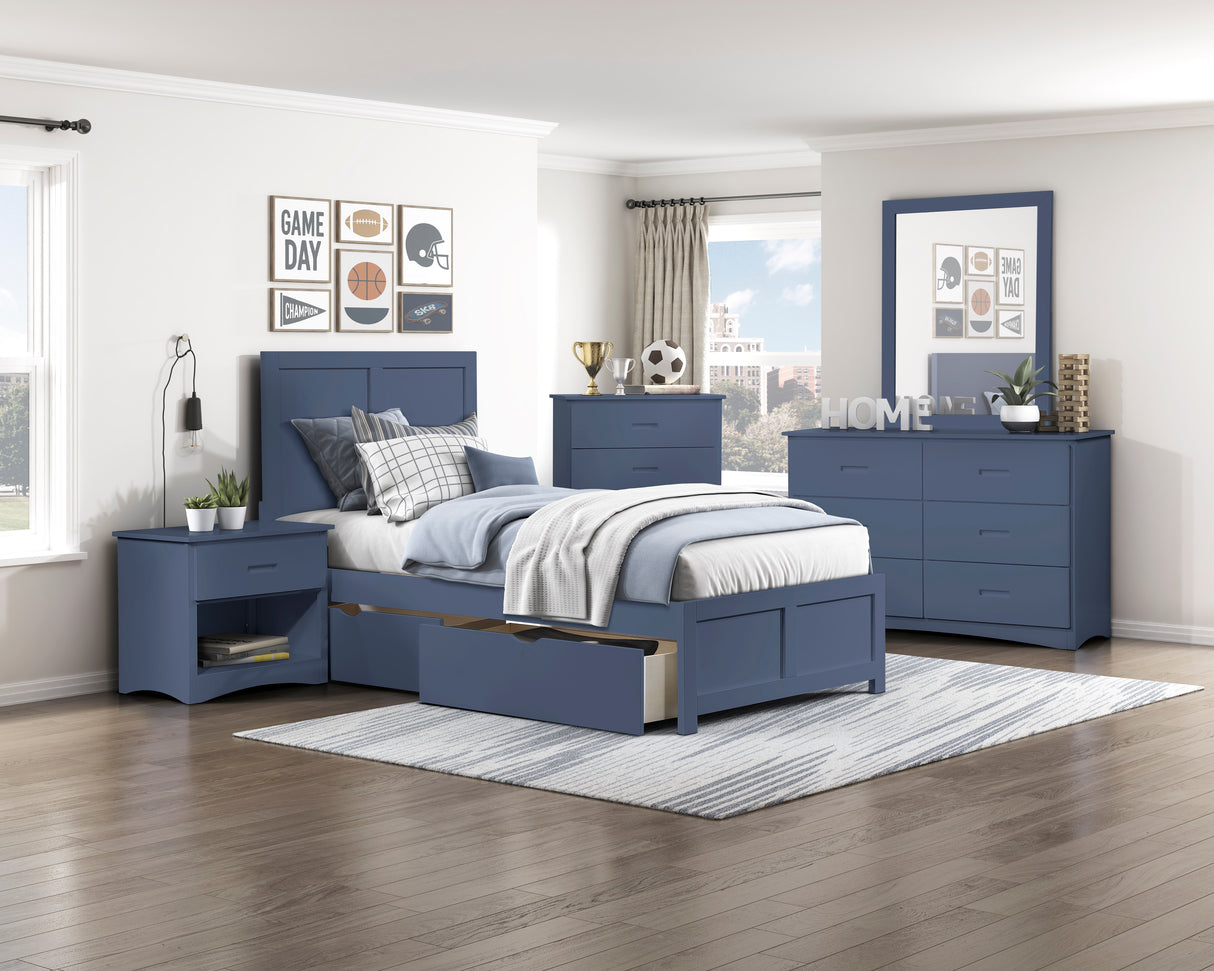 Nora Blue Chest from Homelegance - Luna Furniture