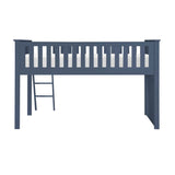 Nora Blue Low Loft Bunk Bed from Homelegance - Luna Furniture