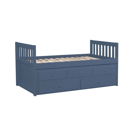 B2083BUPR-1* (2) Twin/Twin Trundle Bed from Homelegance - Luna Furniture