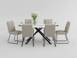 Benito Beige/Black Dining Side Chair, Set of 2 from Homelegance - Luna Furniture
