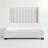 Emerson Beige Upholstered Full Bed from Homelegance - Luna Furniture