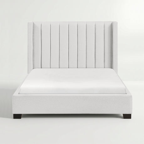 Emerson Beige Upholstered Full Bed from Homelegance - Luna Furniture