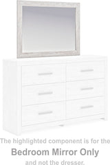 Cayboni Whitewash Bedroom Mirror (Mirror Only) from Ashley - Luna Furniture