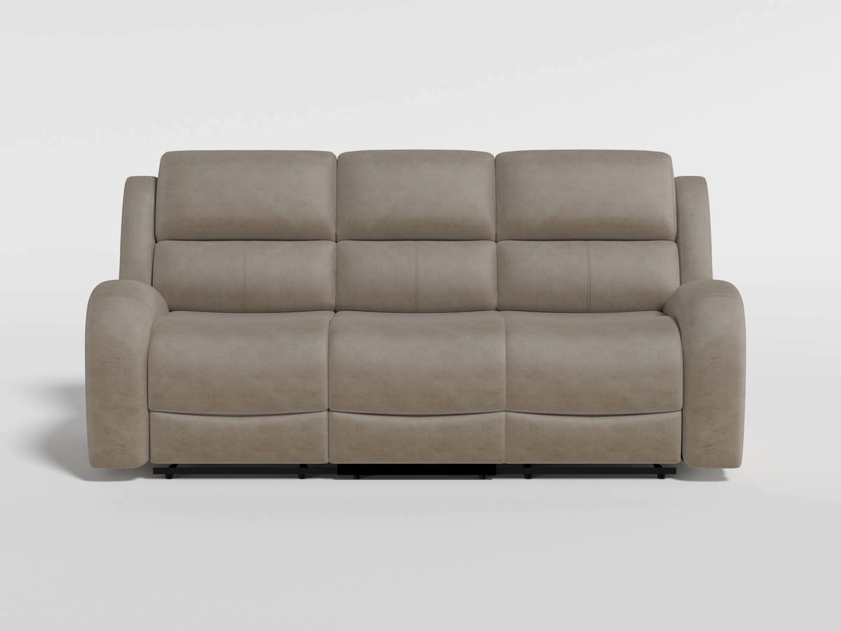 Pagosa Gray Double Reclining Sofa from Homelegance - Luna Furniture
