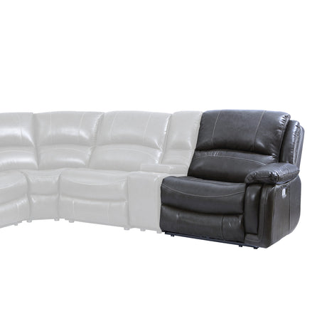 Denver RAF Dual-Power Recliner, Charcoal from Steve Silver - Luna Furniture