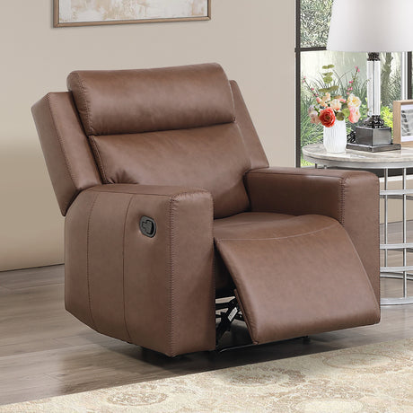 Barron Brown Manual Recliner from Steve Silver - Luna Furniture