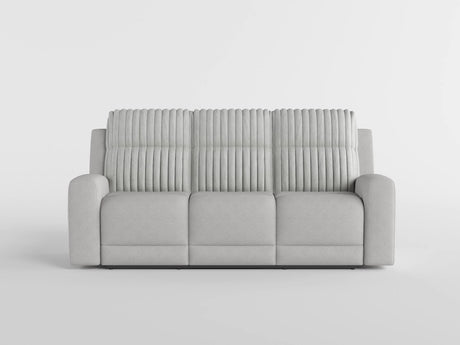 Benton Light Gray Double Reclining Sofa from Homelegance - Luna Furniture