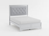 Anatole Metallic Silver Queen Bed from Homelegance - Luna Furniture
