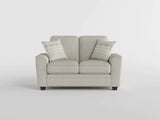 Zander Taupe Loveseat from Homelegance - Luna Furniture