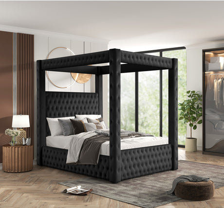 B8013 Mansion (Black) QUEEN BED from New Era Innovations - Luna Furniture