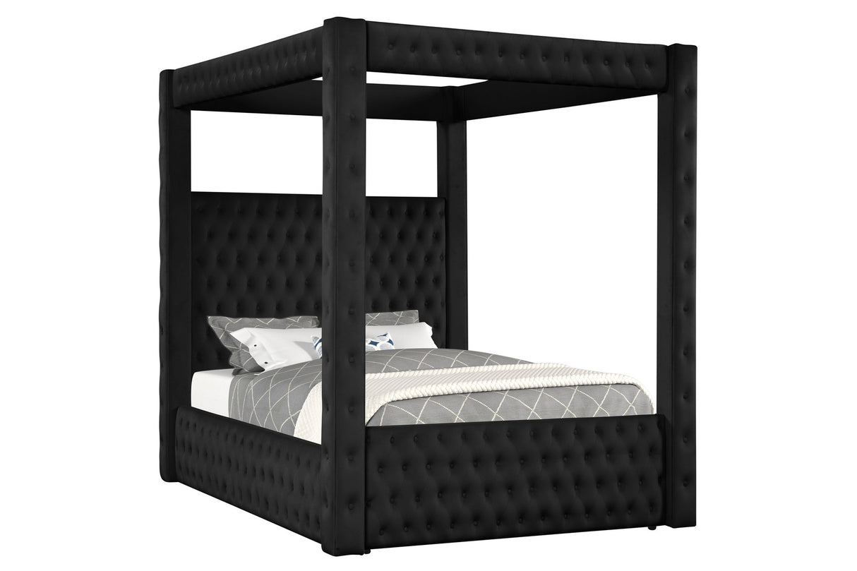 B8013 Mansion (Black) QUEEN BED from New Era Innovations - Luna Furniture