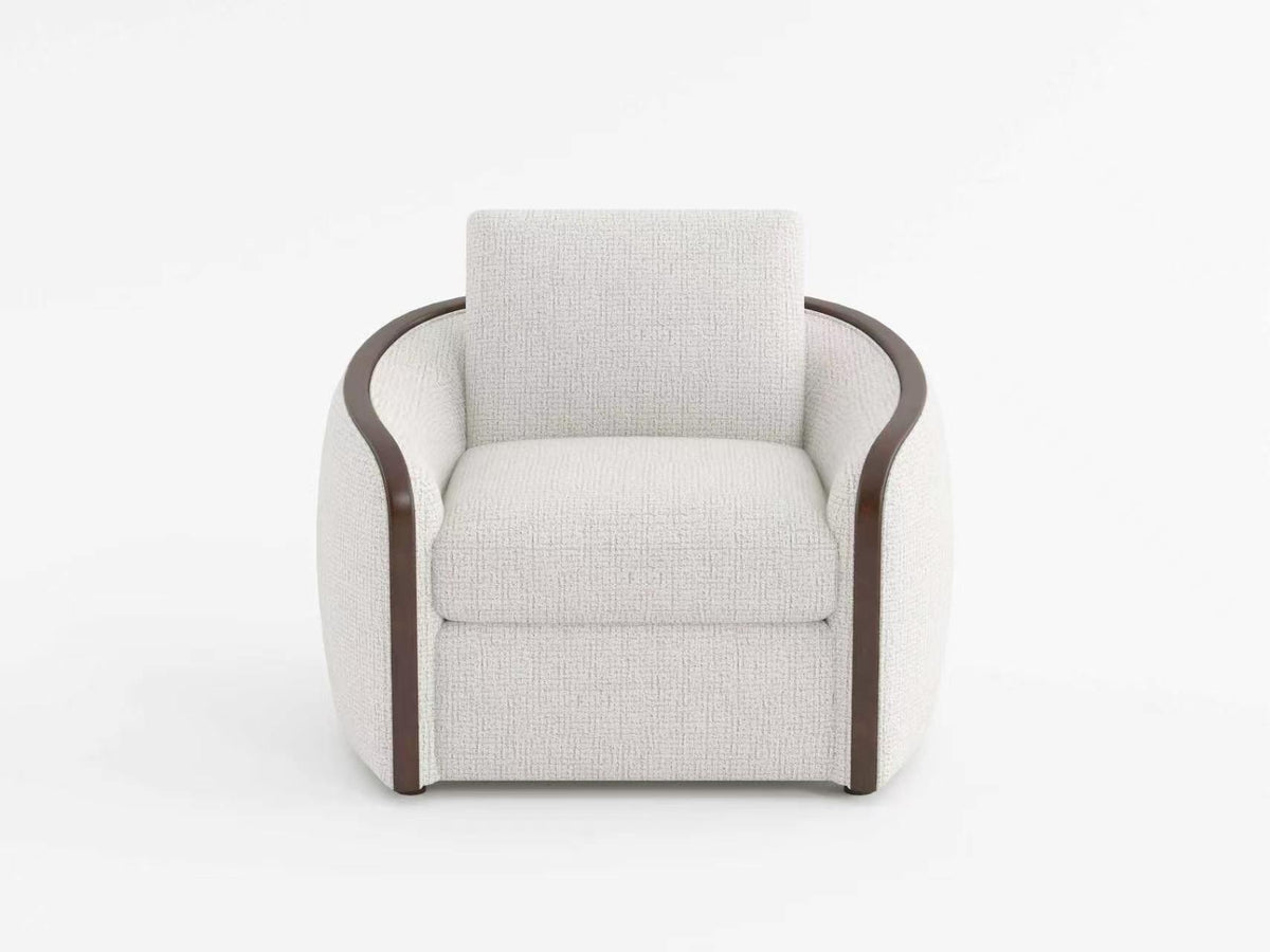 Loom Beige Swivel Chair from Homelegance - Luna Furniture
