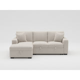 9630BE*22LRC (2)Sectional with Right Chaise, Pull-out Bed and Hidden Storage, Charging Ports from Homelegance - Luna Furniture
