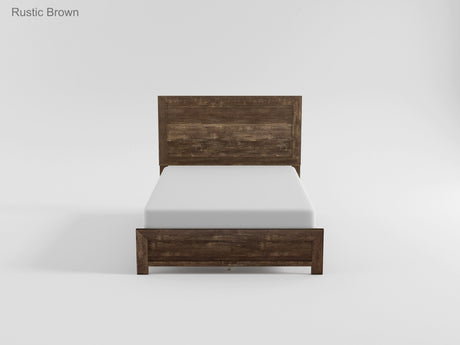 Corbin Natural Crossbuck California King Bed from Homelegance - Luna Furniture