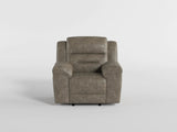 Hazen Brown Microfiber Double Reclining Sofa from Homelegance - Luna Furniture
