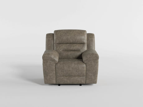Hazen Brown Microfiber Double Reclining Sofa from Homelegance - Luna Furniture