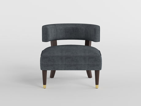 Wilson Dark Gray Accent Chair from Homelegance - Luna Furniture