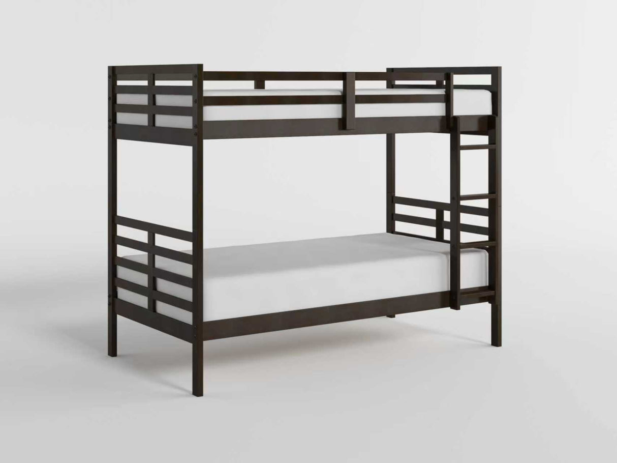 Darden White Twin/Twin Bunk Bed from Homelegance - Luna Furniture