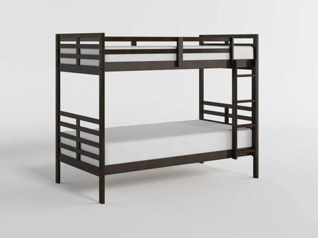 Darden White Twin/Twin Bunk Bed from Homelegance - Luna Furniture