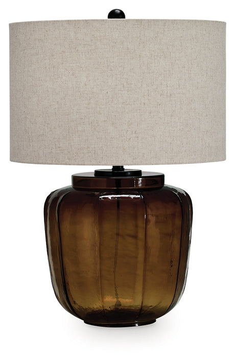 Bainmore Amber Table Lamp from Ashley - Luna Furniture