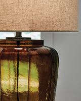 Bainmore Amber Table Lamp from Ashley - Luna Furniture