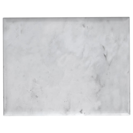 Baldwin White and Gold Rectangular Marble Top Side Table from Coaster - Luna Furniture