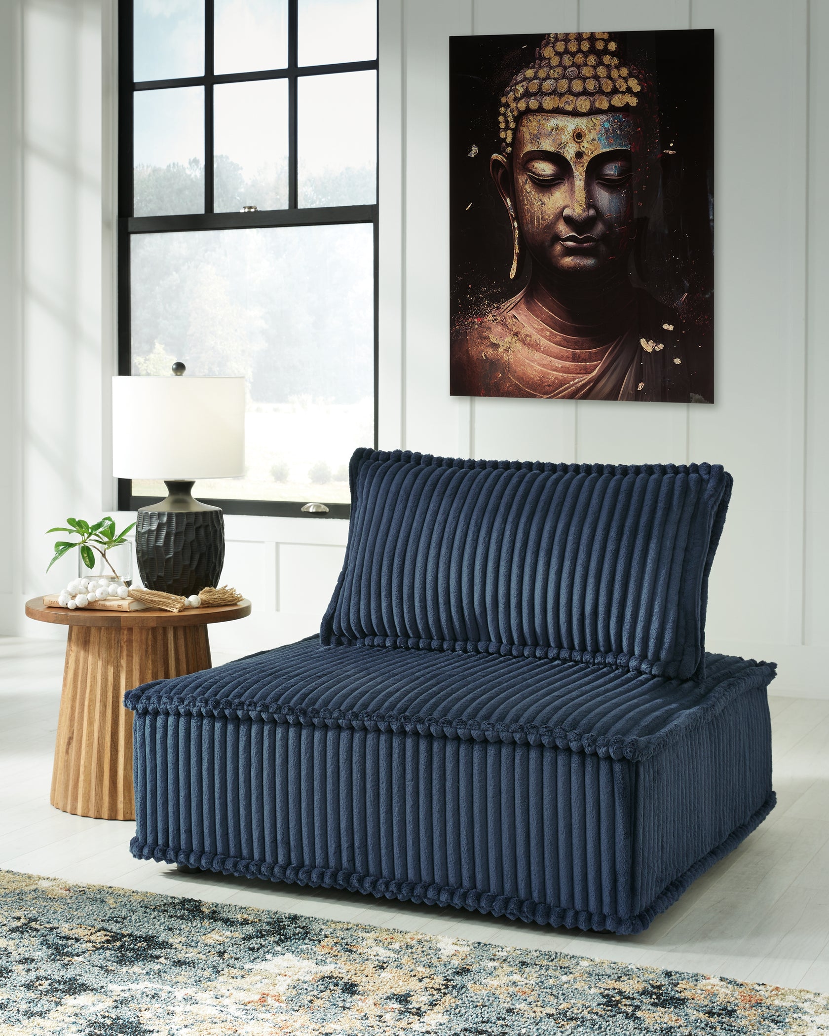 Bales Navy Accent Chair from Ashley - Luna Furniture