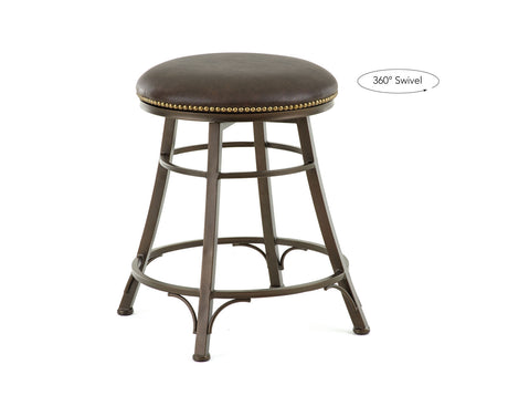 Bali 24″ Backless Counter Stool, Swivel from Steve Silver - Luna Furniture