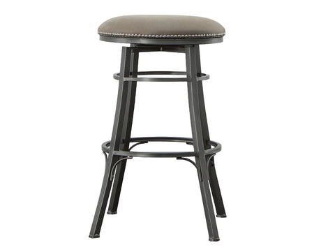 Bali 24″ Backless Counter Stool, Swivel, Gray from Steve Silver - Luna Furniture
